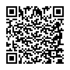 QR-code voor telefoonnummer +2698770474