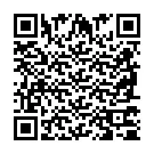 QR-code voor telefoonnummer +2698770508