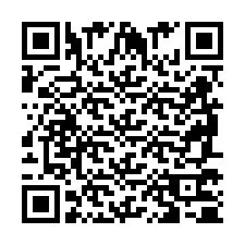 Codice QR per il numero di telefono +2698770520