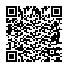 Código QR para número de telefone +2698770547