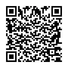 Código QR para número de telefone +2698770595