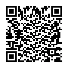 Código QR para número de teléfono +2698770615