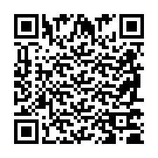 QR код за телефонен номер +2698770621