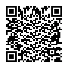 QR Code สำหรับหมายเลขโทรศัพท์ +2698770647