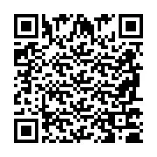 QR-code voor telefoonnummer +2698770655