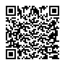 QR-code voor telefoonnummer +2698770763