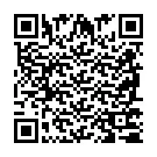 QR-code voor telefoonnummer +2698770764