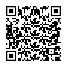 QR-code voor telefoonnummer +2698770808