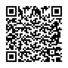 QR-code voor telefoonnummer +2698770946