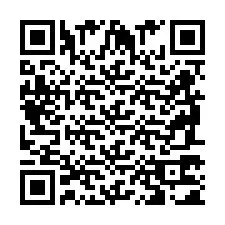 QR-code voor telefoonnummer +2698771080