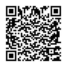 QR-code voor telefoonnummer +2698771209