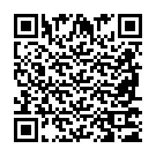 Codice QR per il numero di telefono +2698771237