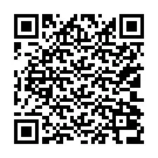電話番号のQRコード +27100036209