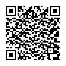 QR код за телефонен номер +27100036211