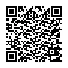 Código QR para número de teléfono +27101403849