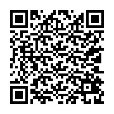 Codice QR per il numero di telefono +27101429688