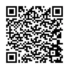 QR kód a telefonszámhoz +27104427302