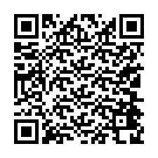 QR kód a telefonszámhoz +27104428936