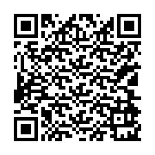 QR Code pour le numéro de téléphone +27104921821