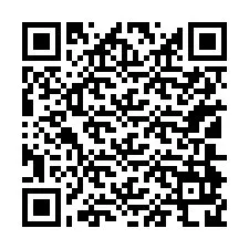 QR-код для номера телефона +27104928455