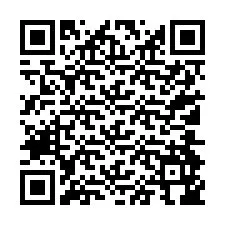 Código QR para número de teléfono +27104946688