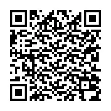 Codice QR per il numero di telefono +27210034420