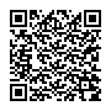 QR-kod för telefonnummer +27210204420