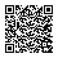 Codice QR per il numero di telefono +27210351397