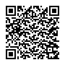 QR-code voor telefoonnummer +27210351399