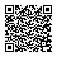 QR-code voor telefoonnummer +27216738132