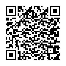 Código QR para número de telefone +27217615437