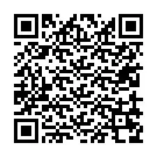 Codice QR per il numero di telefono +27219278007