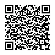 QR kód a telefonszámhoz +27219278296