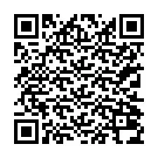 QR Code pour le numéro de téléphone +27310034291