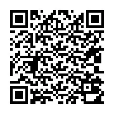 QR код за телефонен номер +27401010901