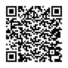 QR Code pour le numéro de téléphone +27877036639