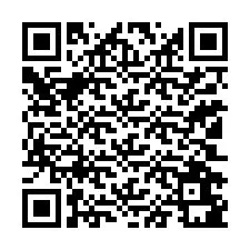 QR-code voor telefoonnummer +31102681762