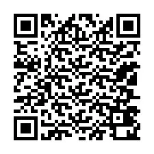 QR kód a telefonszámhoz +31107420277