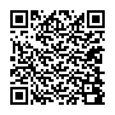 QR Code pour le numéro de téléphone +31208080097