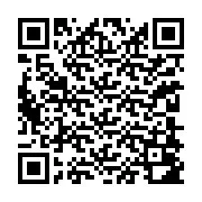 QR-koodi puhelinnumerolle +31208082040