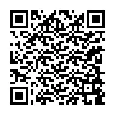 Código QR para número de telefone +31208189865