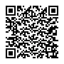 Código QR para número de telefone +31302567167