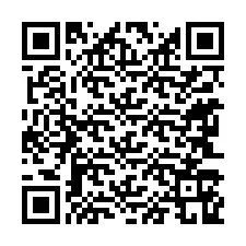 QR-koodi puhelinnumerolle +31643169978