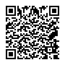 Codice QR per il numero di telefono +3287880857
