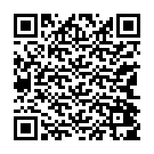 QR Code pour le numéro de téléphone +33140405634