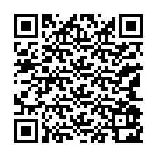 QR код за телефонен номер +33140922980