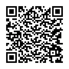 电话号码二维码 +33140926789