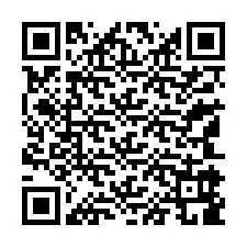 QR Code สำหรับหมายเลขโทรศัพท์ +33141989810