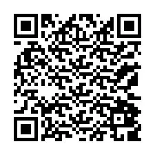 QR Code สำหรับหมายเลขโทรศัพท์ +33170809721