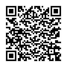 QR-koodi puhelinnumerolle +33172349806